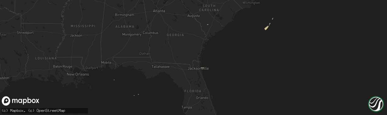 Hail map on November 17, 2014