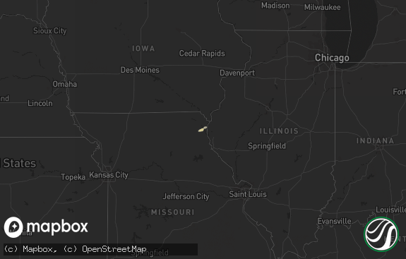 Hail map preview on 11-17-2017