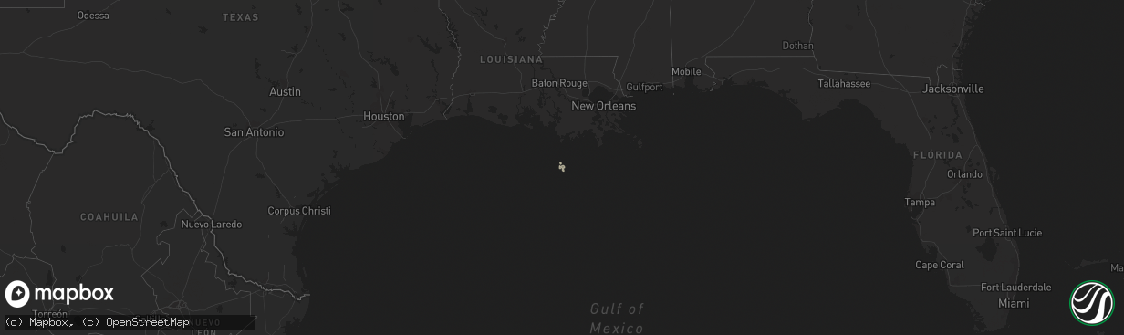 Hail map on November 17, 2021