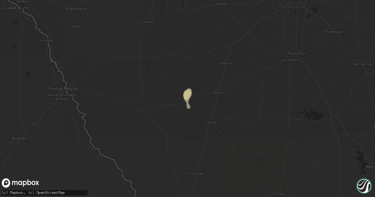 Hail map in Crystal City, TX on November 18, 2013