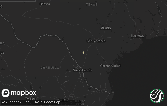Hail map preview on 11-18-2013