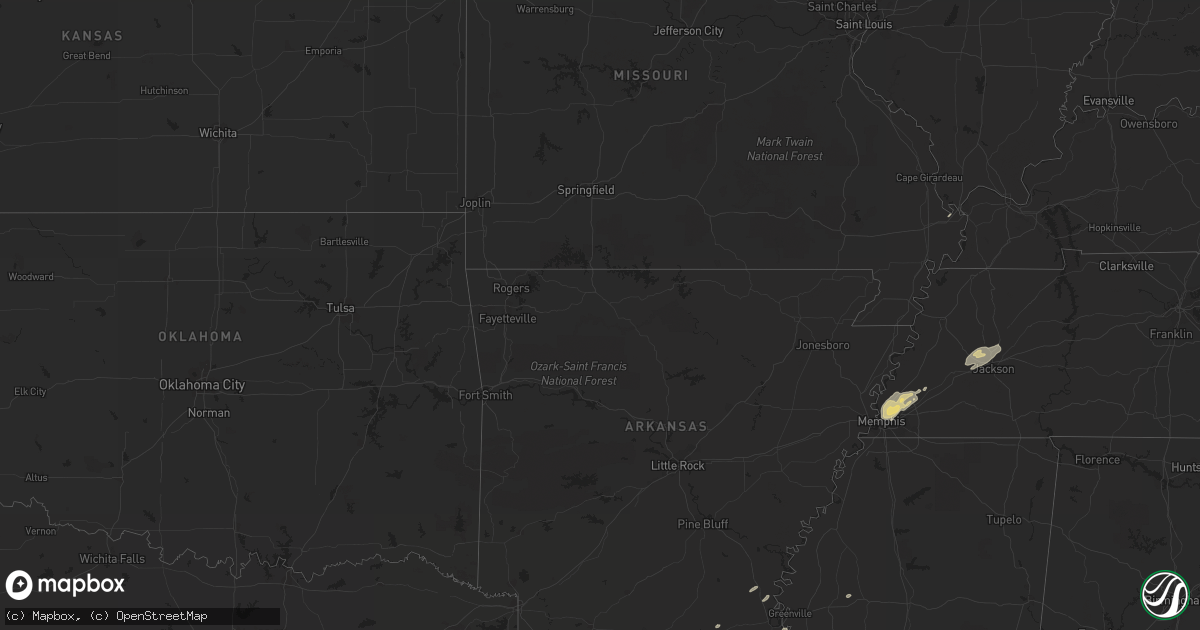 Hail map in Minnesota on November 18, 2016