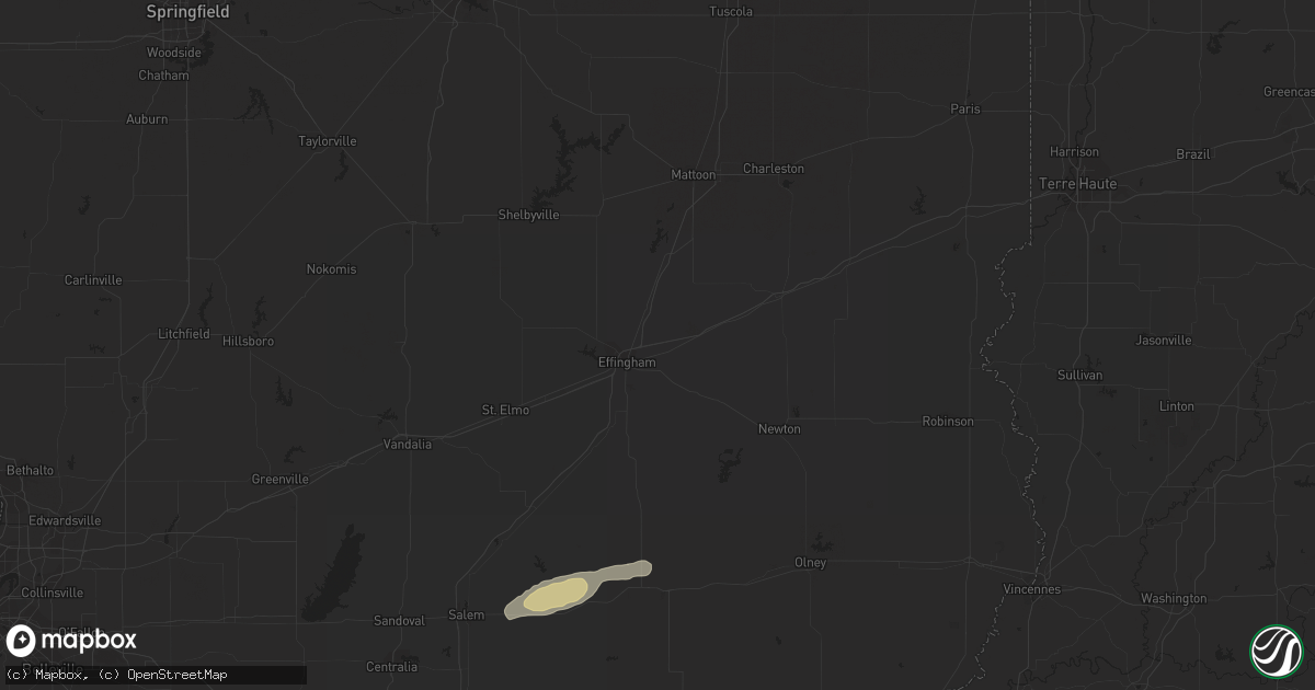 Hail map in Percy, IL on November 18, 2017