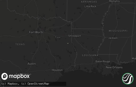 Hail map preview on 11-18-2018