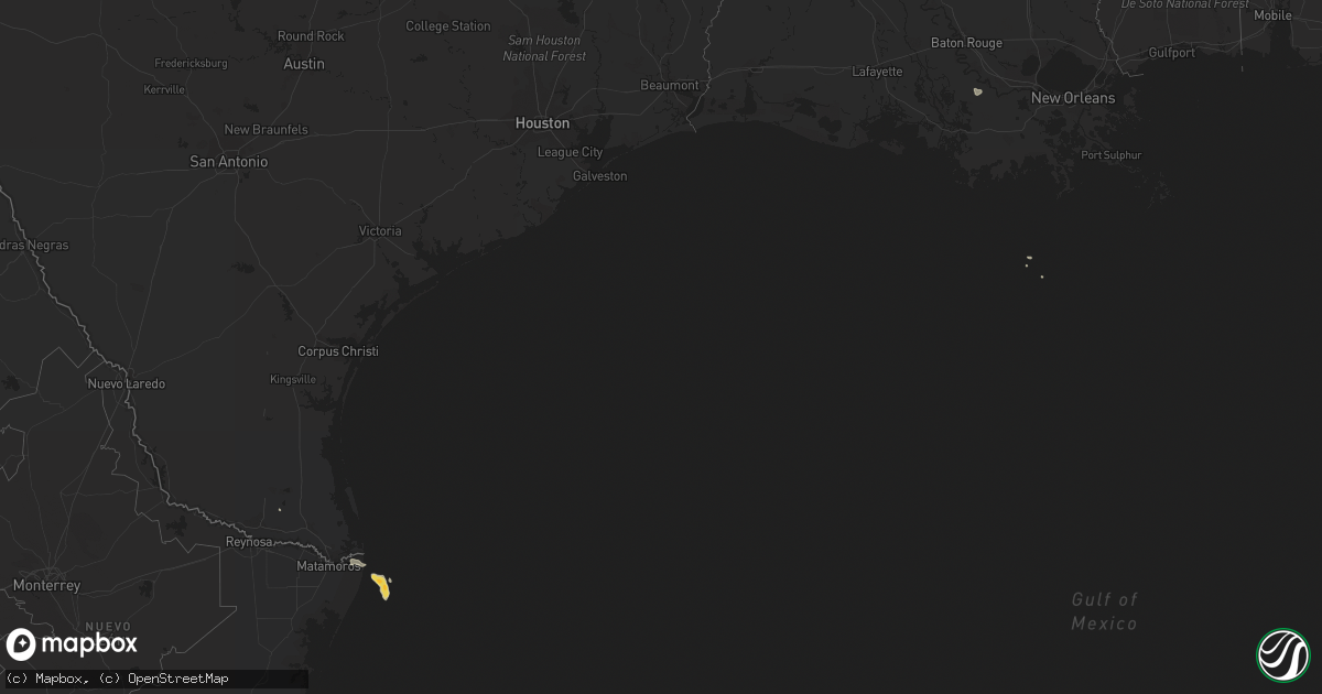 Hail map on November 18, 2021