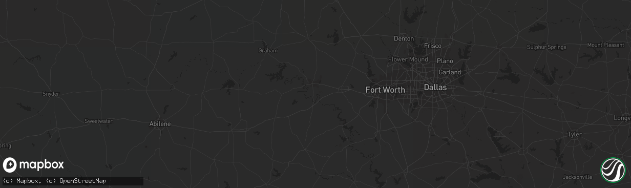 Hail map in Lubbock, TX on November 21, 2011