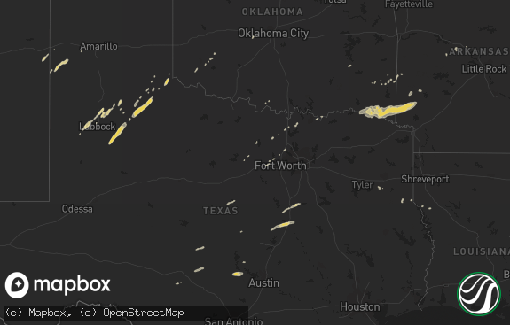 Hail map preview on 11-21-2011