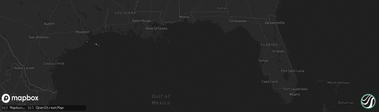 Hail map on November 21, 2015