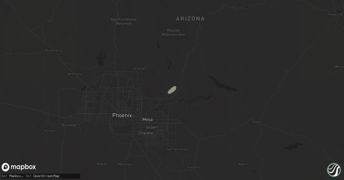 Hail map in Corrales, NM on November 21, 2016