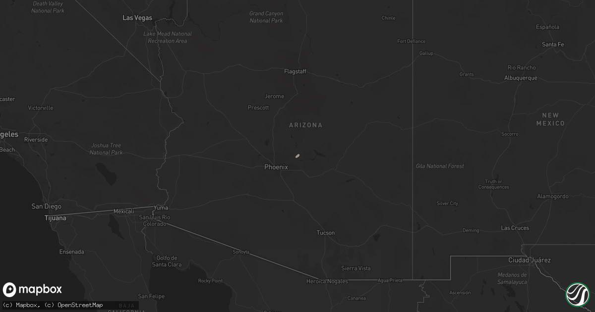 Hail map on November 21, 2016