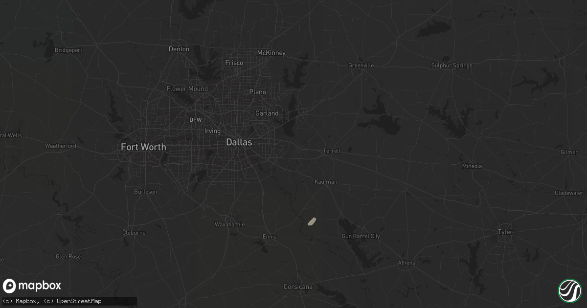 Hail map in Saint Jo, TX on November 22, 2016