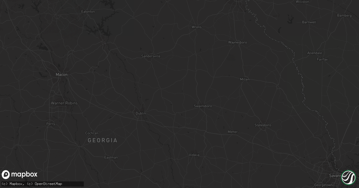 Hail map in Ty Ty, GA on November 24, 2014