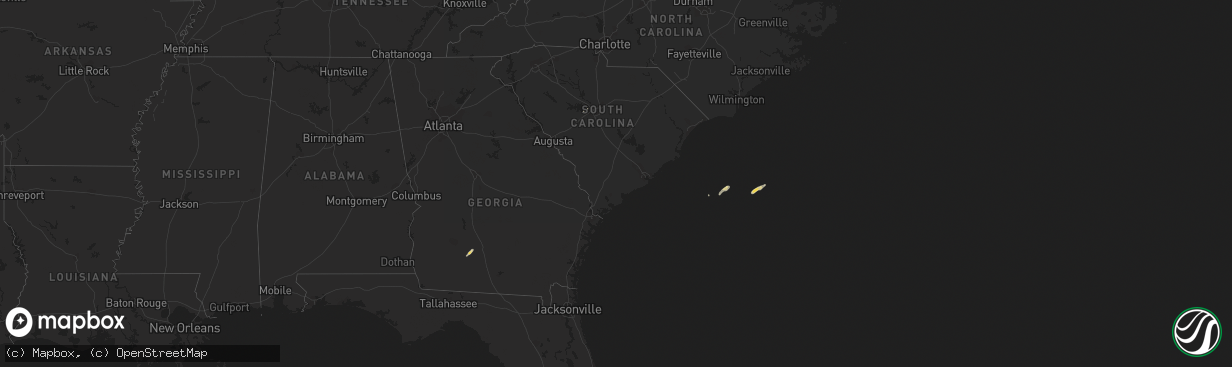 Hail map on November 24, 2014