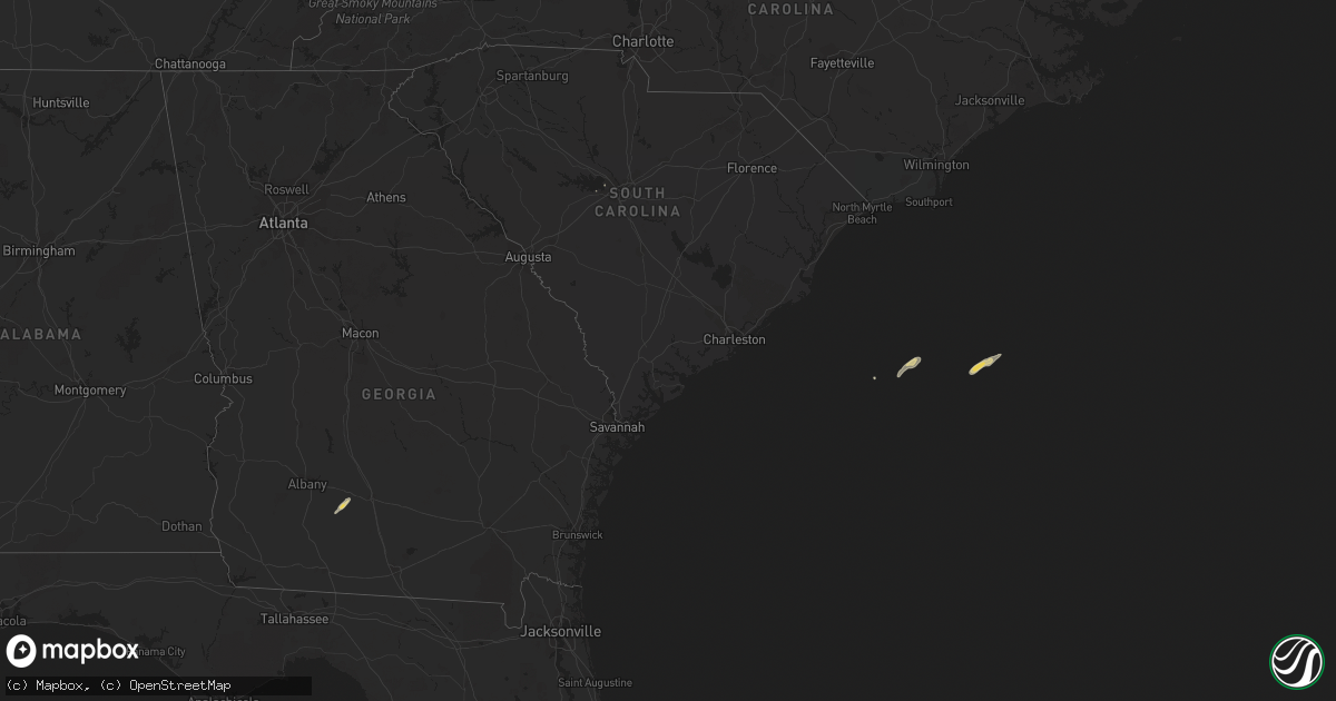 Hail map on November 24, 2014
