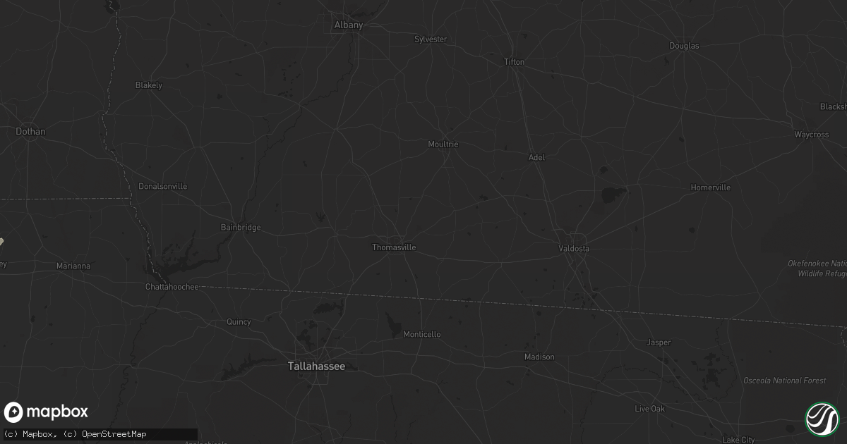 Hail map in Chipley, FL on November 25, 2018