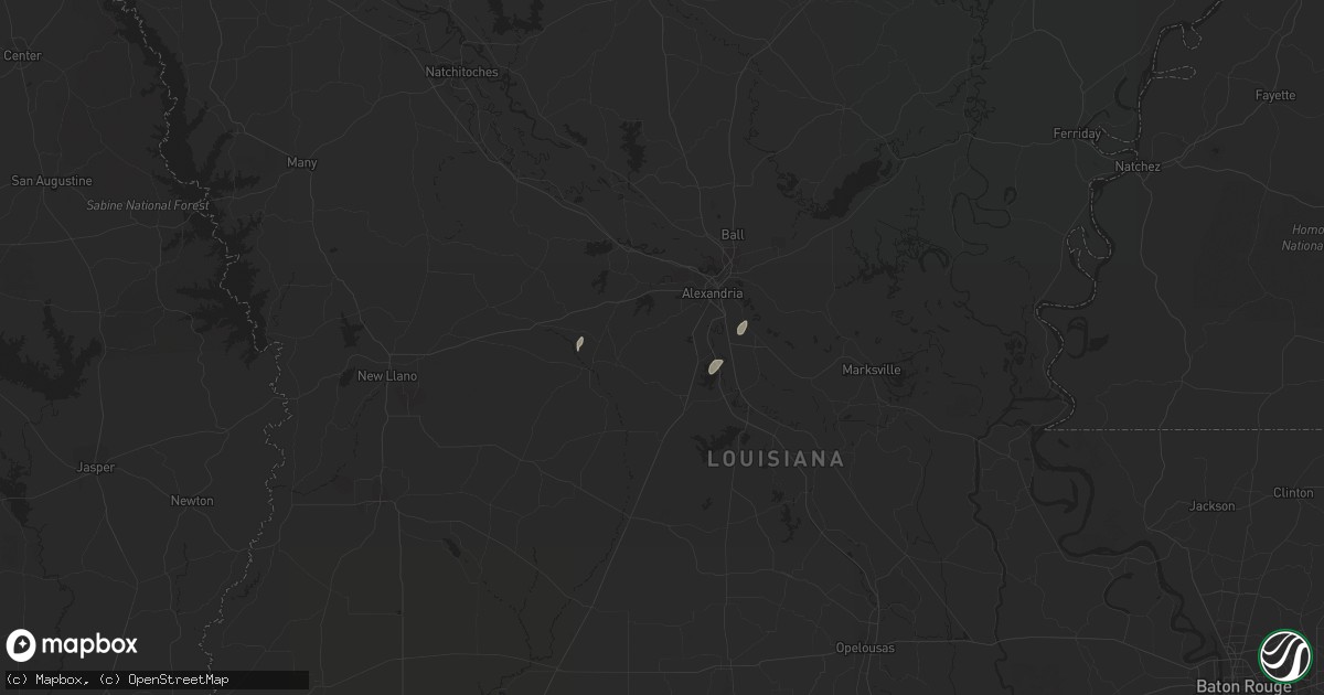 Hail map in Lecompte, LA on November 26, 2011