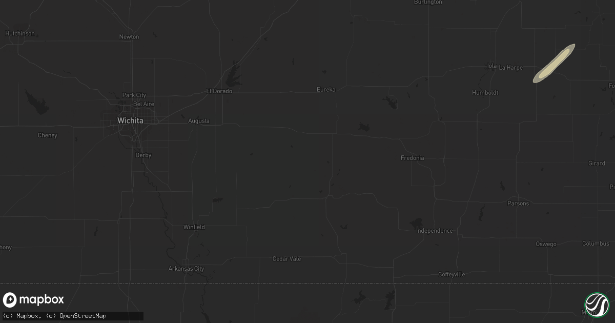 Hail map in Loving, TX on November 27, 2016