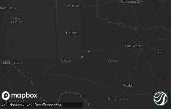 Hail map preview on 12-02-2011