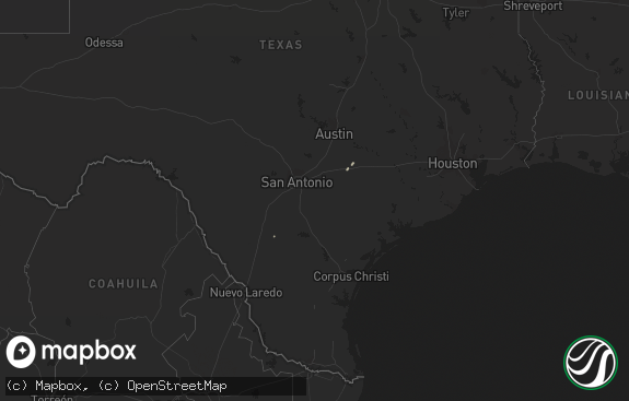 Hail map preview on 12-02-2016