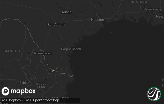 Hail map preview on 12-03-2016