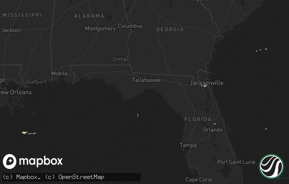 Hail map preview on 12-03-2018