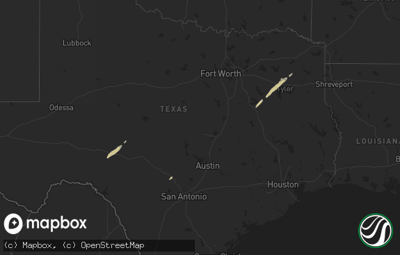 Hail map preview on 12-04-2011