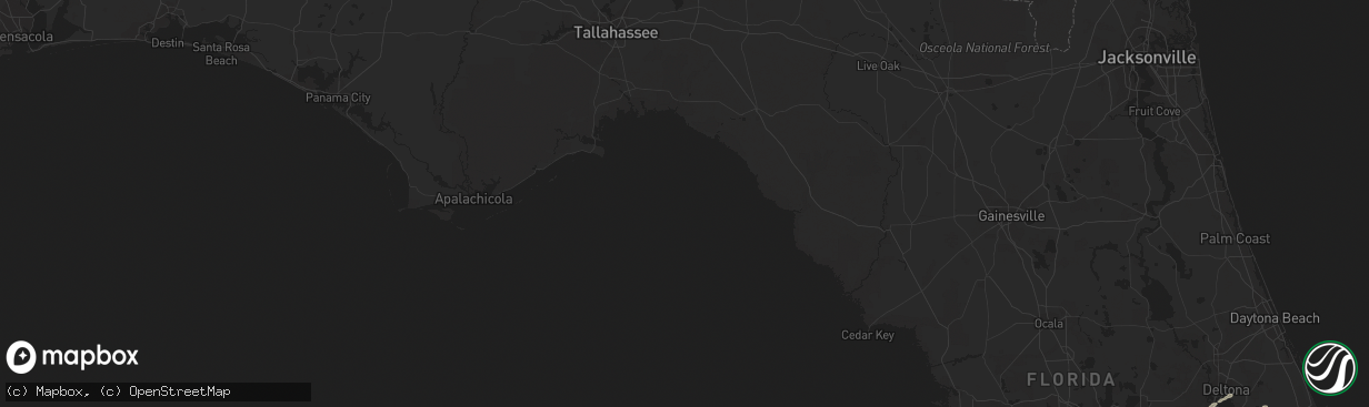 Hail map in Sanford, FL on December 10, 2012