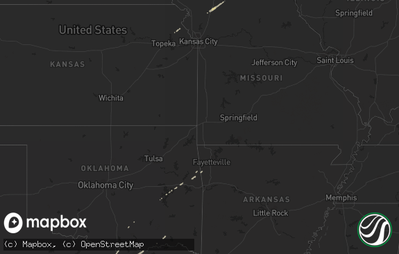 Hail map preview on 12-14-2011