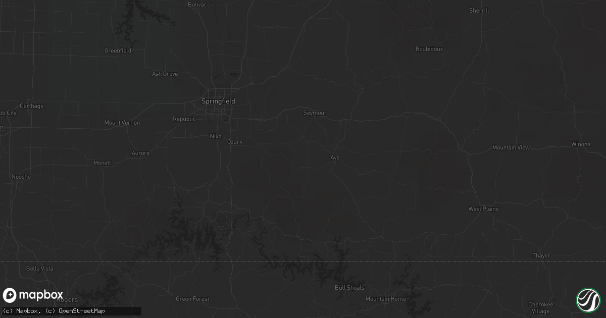 Hail map in Ruleville, MS on December 14, 2018