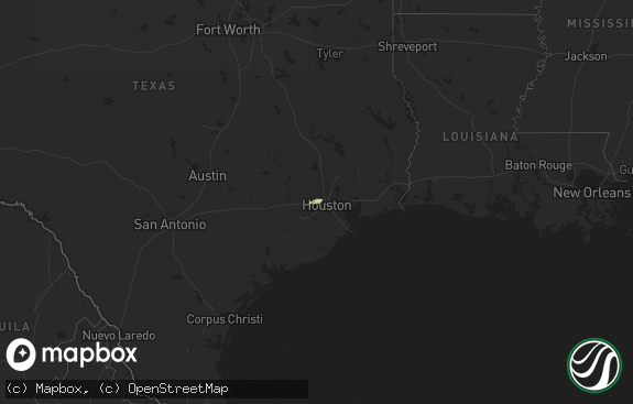 Hail map preview on 12-15-2015