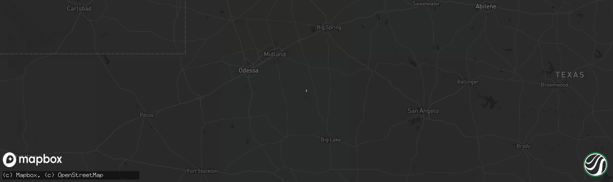 Hail map in La Mesa, NM on December 18, 2011