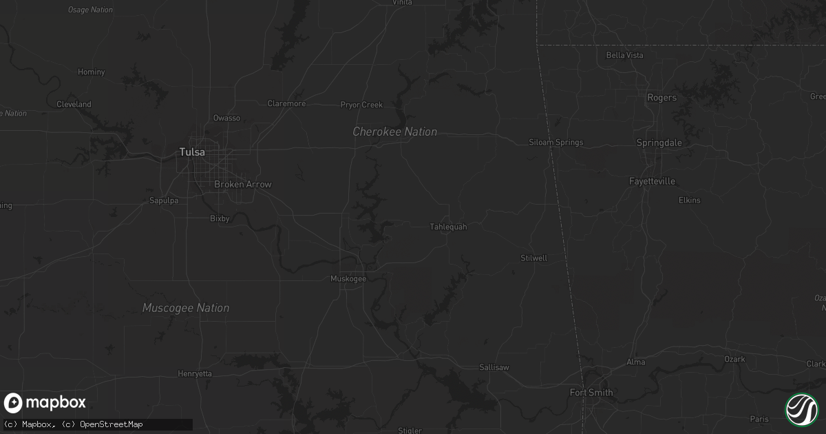 Hail map in Pittsburg, TX on December 19, 2012
