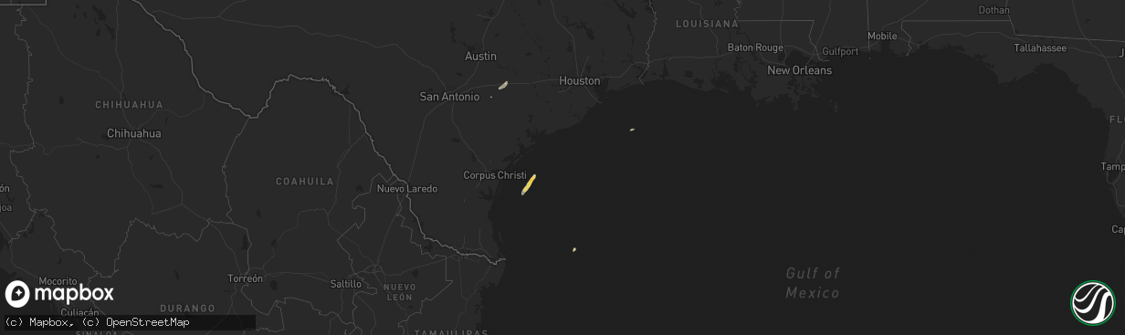 Hail map on December 19, 2022