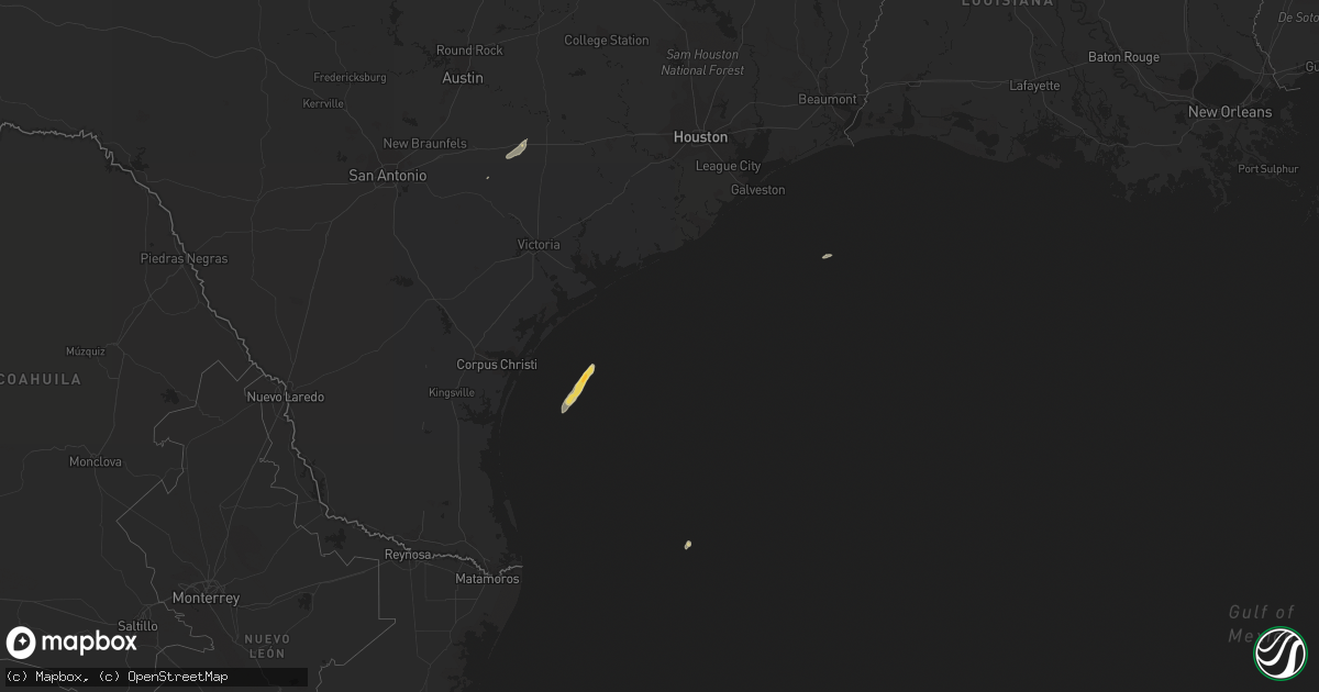Hail map on December 19, 2022