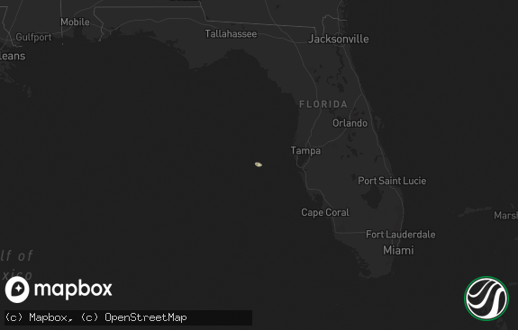 Hail map preview on 12-20-2020
