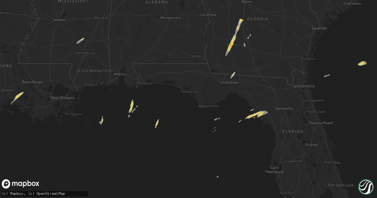 Hail map on December 22, 2014