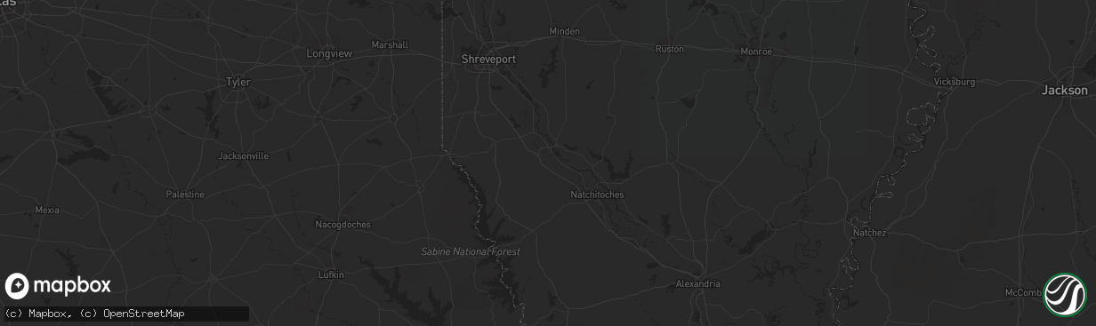Hail map in Valliant, OK on December 22, 2015