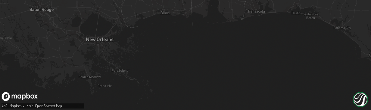 Hail map in Port Arthur, TX on December 28, 2012