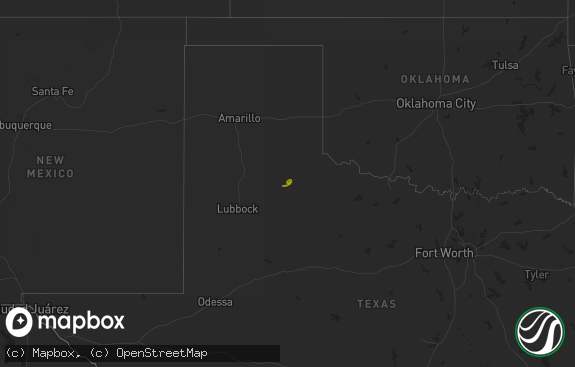 Hail map preview on 01-01-2013