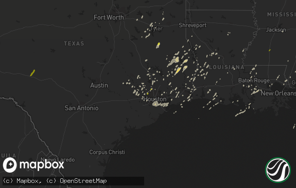 Hail map preview on 01-02-2017