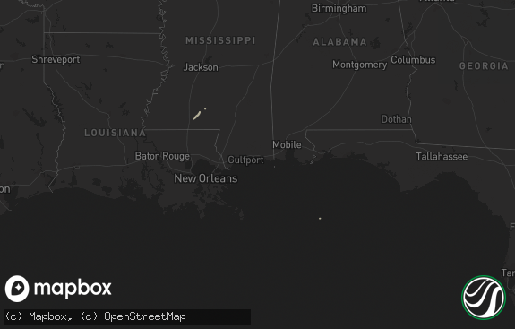 Hail map preview on 01-03-2015
