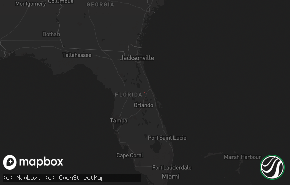 Hail map preview on 01-04-2020