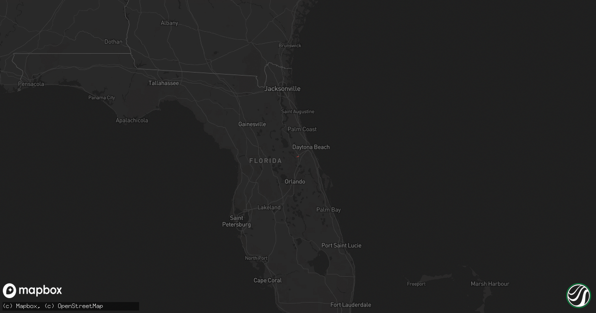 Hail map on January 4, 2020