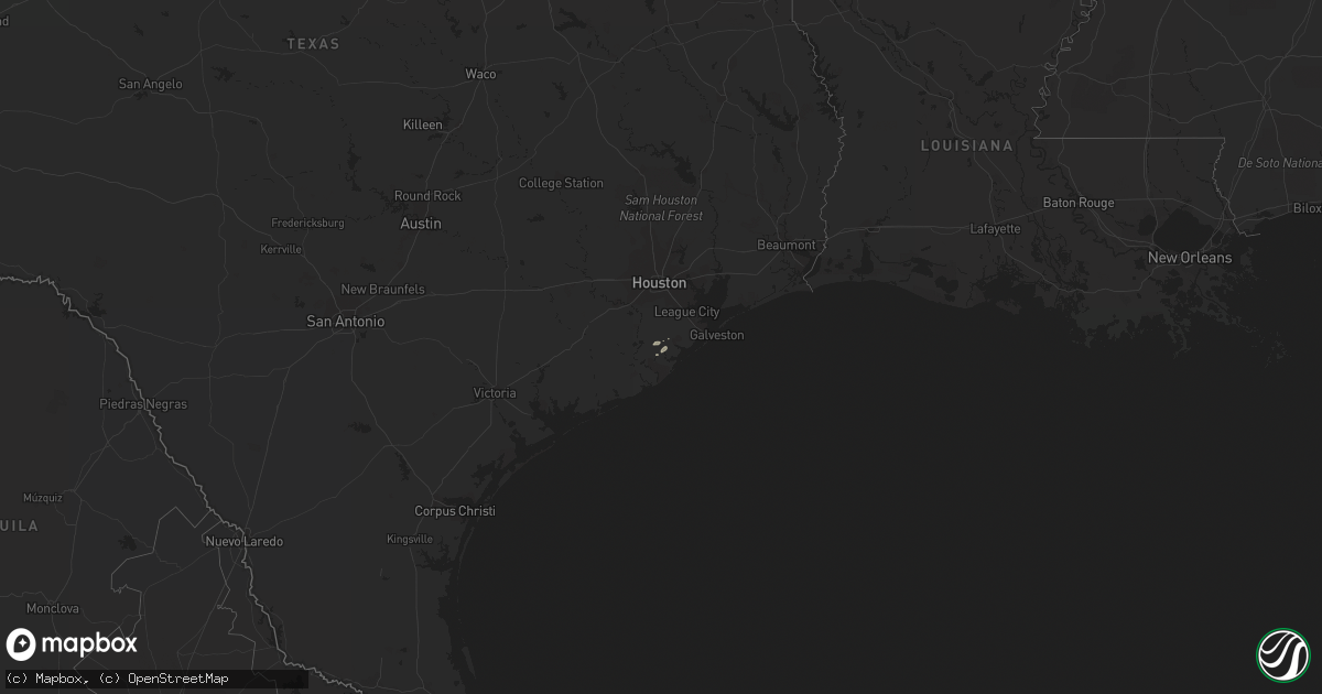 Hail map on January 5, 2024
