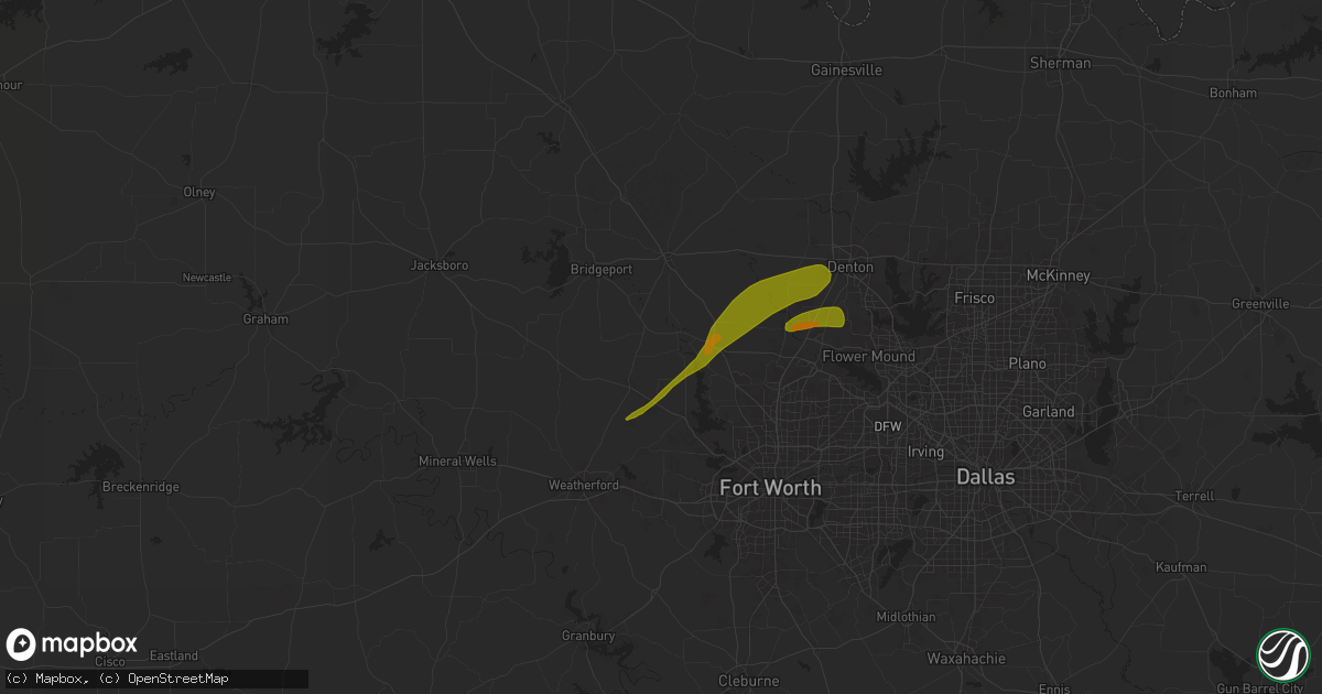 Hail map in Boyd, TX on January 6, 1900