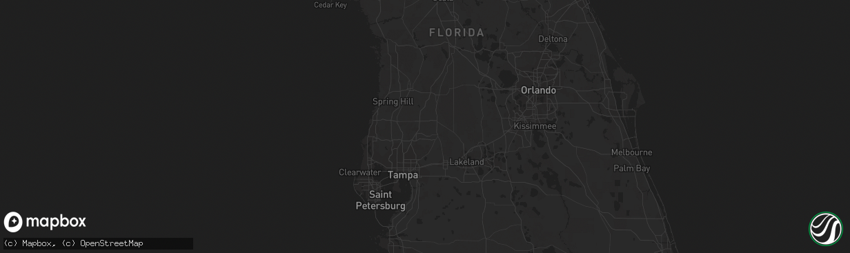 Hail map in Crawfordville, FL on January 6, 2024