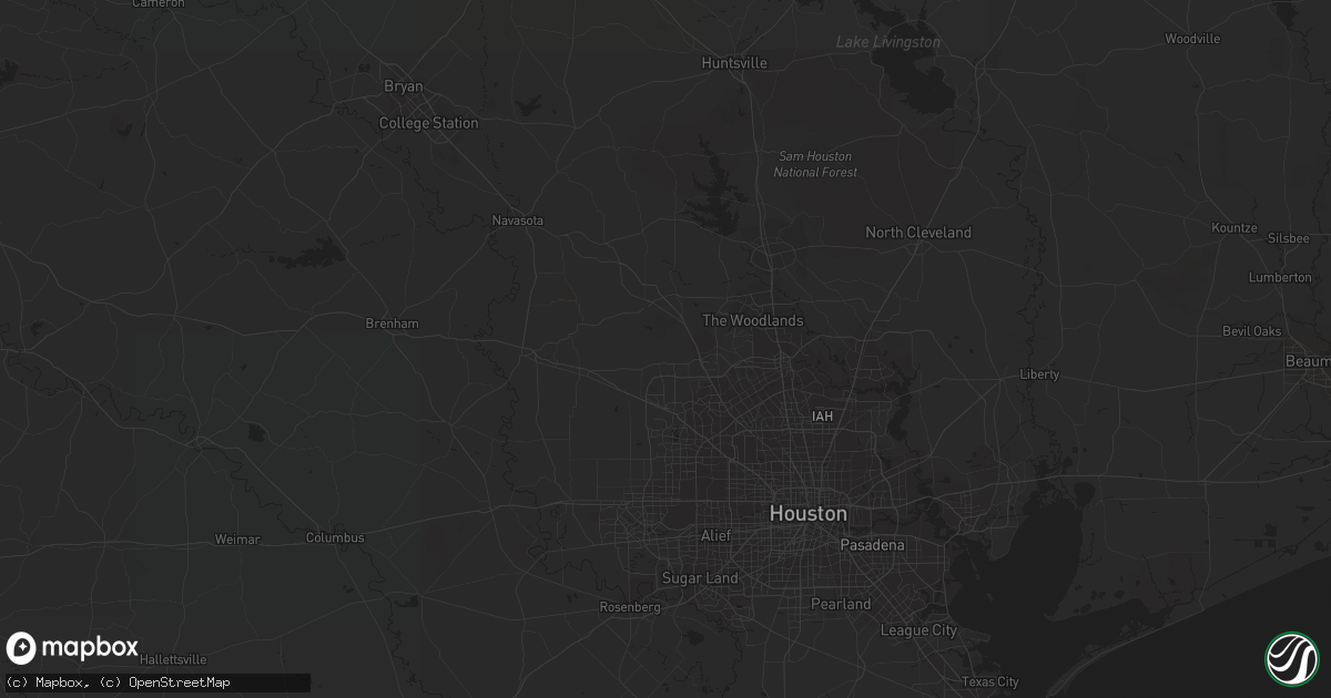 Hail map in Bremond, TX on January 7, 2018