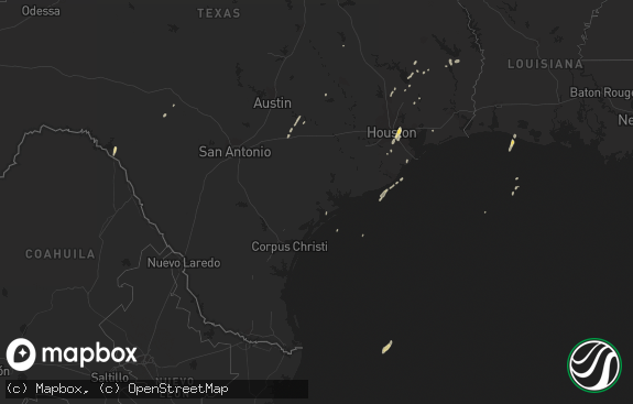 Hail map preview on 01-08-2013