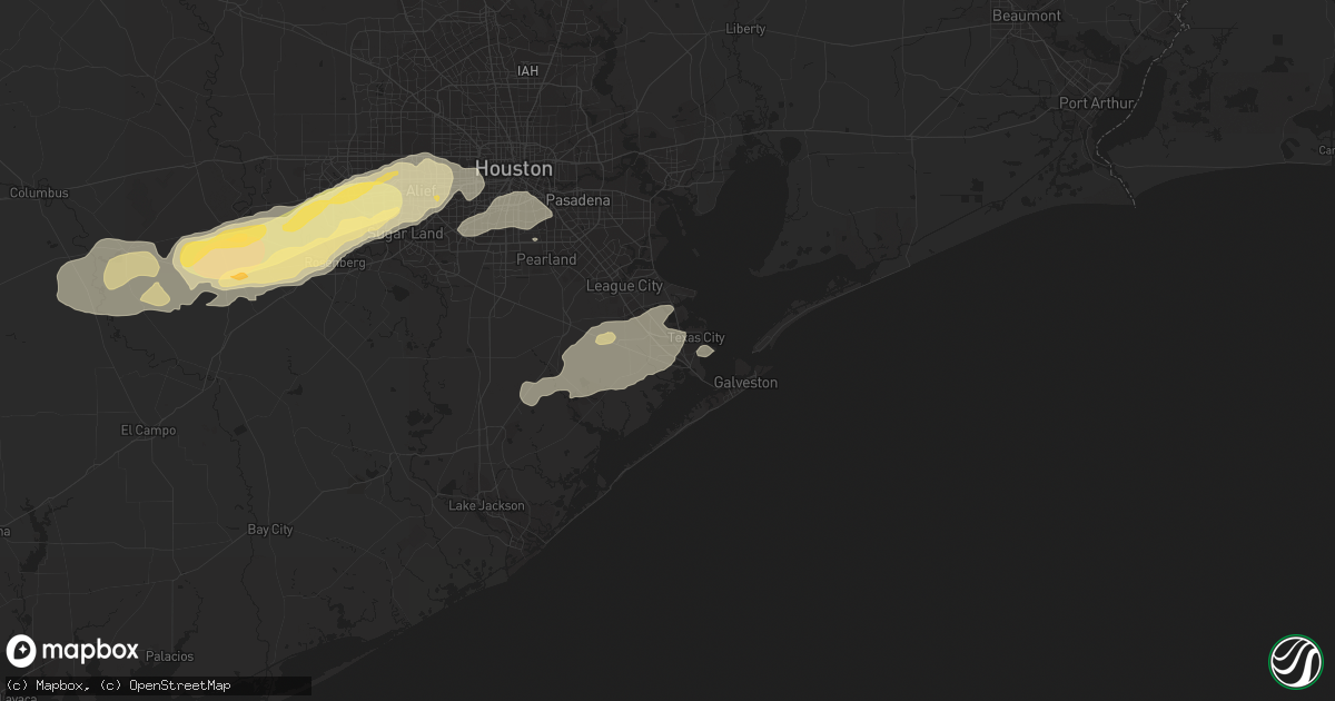 Hail map in La Marque, TX on January 9, 2012