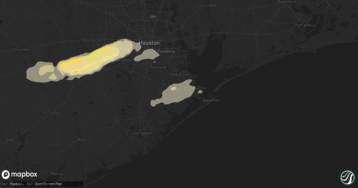 Hail map in Santa Fe, TX on January 9, 2012